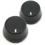 Red Hound Auto 2 Control Knob Fan Speed Heater AC 1998-2000 Compatible with Honda Accord Temperature Black