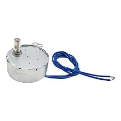 Fielect Synchronous Motor AC 110V 10-12RPM Turntable Motor CW/CCW Direction 4W TYC-50 Horizontal Hole Shaft
