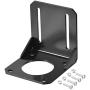 MECCANIXITY Motor Bracket Motor Mounting Holder 68x65x68mm Black for 57mm NEMA 23 Stepper Motor with Screws