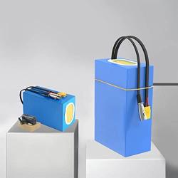 Jieoto 52V E-Bike Battery 14S8P 20Ah Li-Ion Electric Bike Battery Pack Rechargeable Lithium Battery with 40A BMS and 3A Charger Fit for 1200W 1000W 750W 500W 250W Electric Bicycles Motor