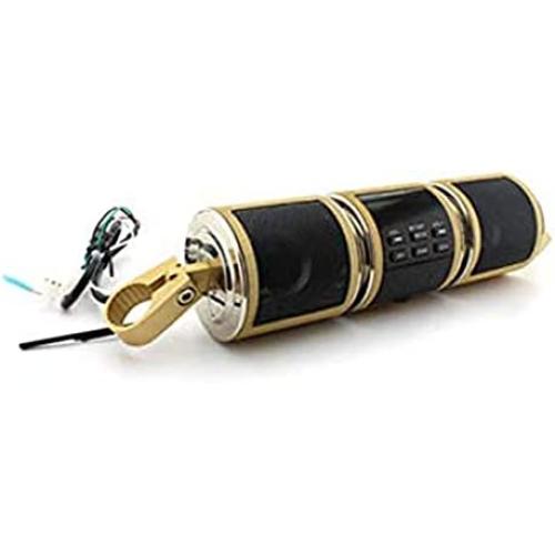 Motorcycle Speaker Music FM Radio Waterproof Adjustable Bracket Audio Stereo Motorcycle Audio Player Audio Sound MP3 FM Radio Stereo Speakers Waterproof