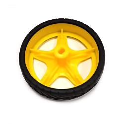 Smart Car Robot Chassis Robot tire, DC 3-6v, Pack of 5