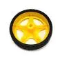 Smart Car Robot Chassis Robot tire, DC 3-6v, Pack of 5