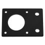 E-outstanding Motor Mount Plate 42mm Stepper Motor Black Mount Flat Bracket for Nema 17 Stepper Motor 3D Printer