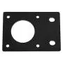 E-outstanding Motor Mount Plate 42mm Stepper Motor Black Mount Flat Bracket for Nema 17 Stepper Motor 3D Printer