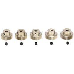 Vehicles-OCS 5pcs 64DP 3.175mm 31T 32T 33T 34T 35T Pinion Motor Gear Set for 1/10 RC Car Brushed Brushless Motor