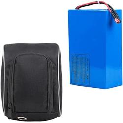 24V 12Ah E-Bike Lithium-Ion Battery, for 200W-500W Motors, with Hanging Bag, Built-in BMS Protection Board, Comes with A Charger