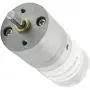 sourcing map Gear-Box Motor DC12V 250RPM 4mm Drive Shaft Speed Reducing Silver Tone
