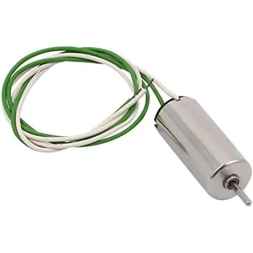 sourcing map High Torque Coreless Motor DC1.5-4.5V 6 x 14mm Speed Output for RC Model Silver Tone