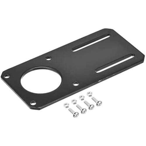MECCANIXITY Motor Bracket Motor Mounting Holder 132x65mm Black for NEMA 23 Stepper Motor with Screws
