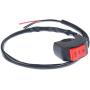 Zboro 22mm Universal Motorcycle Switch ON/ON/OFF Connector Push Button Switch Handlebar Headlight Fog Spot Light Controller Switch