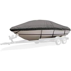 Survivor Marine Products Cover, Aluminum V-Hull Fishing Boat with Motor Hood
