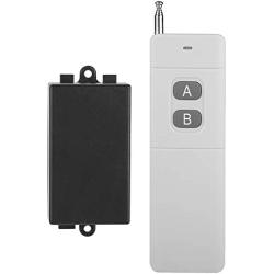 ASHATA 3KM Remote Control Transmitter,3KM Long Range DC 12V 2CH RF Wireless Remote Control Switch System Transmitter + Receiver,High Confidentiality