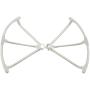 Upgraded Motors Three Blades Propellers Main Propeller Guard Bumpers Protectors for Hubsan H502E H502S Drone Replacement CCW CW with Metal Gears RC Quadcopter Spare Parts Set (White)