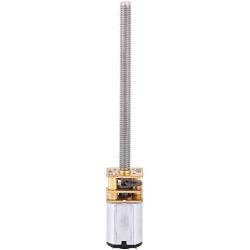 Gear Motor M4x55mm N20 Gear Motor Screw Speed Reduction Motor Threaded Output Shaft Lead Screw 3V for Automatic Voltage Regulators Household Appliances Printing Machines(#1)