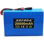 Jieoto 36V E-Bike Lithium Battery 18650 Rechargeable Battery Pack with 42V 2A Charger+ Voltage Display Fit for Electric Bicycle Scooter Electric Tools Tricycles 200W-750W Motor