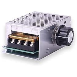 4000W Electronic Voltage Regulator Motor Thermostat Controller AC SCR Speed Control Power Heat Regulator Voltage Motor Governor Dimmer Thyristor High-Power 110V-220V