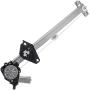 A-Premium Electric Power Window Regulator with 2 Pins Motor Compatible with Honda CR-V 2007-2011 Front Right Passenger w/o Express Up and Down