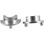 UAUS Silver 36mm CNC Adaptor For 1.5 Inch 66cc 80cc Motorized Bike Bicycle