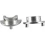 UAUS Silver 36mm CNC Adaptor For 1.5 Inch 66cc 80cc Motorized Bike Bicycle