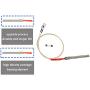 Auger Motor ,Grill Induction Fan Kit ,Fire Burn Pot and Hot Rod Ignitor,Replacement Parts with Screws and Fuse for Traeger and for Pit Boss Wood Pellet Grill,Drive Motor and Combustion Fan Ignitor Kit