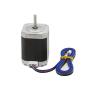 Iverntech Nema 17 Stepper Motor 42x60mm Body 1.8 Stepper Angle 1.5A 2 Phase 4-Lead with 1M Cable for 3D Printer, CNC Machine and Robotics