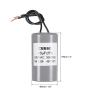 CBB60 Run Capacitor,75x40mm Cylinder for Air Compressor Water Pump Motor, 20uF 250V AC 2 Wires 50/60Hz, 1pcs