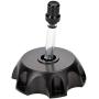 HIAORS CNC Aluminum Gas Fuel Tank Cap With Breather Valve for 50cc 70cc 90cc 110cc 125cc 140cc 150cc 160cc Pit Dirt Bike Motorcycle Black