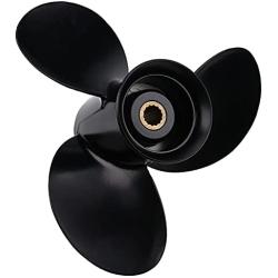 Holdia Propeller 48-897750A11 9 1/4 x 9 RH 3 Blade Compatible with Mercury/Mariner 9.9-20 HP 4 Stroke Boat Motors