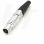 HangTon FGG 2 Pin 0B Connector Circular Multipole Push Pull Metal Cable Plug Male Contacts for ARRI/Teradek (2P, Plug)