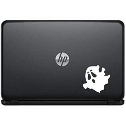 Spook Ghost Version 1 Vinyl Decal Sticker for Computer MacBook Laptop Ipad Electronics Home Window Custom Walls Cars Trucks Motorcycle Automobile and More (White)
