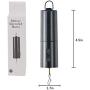 FENELY Wind Spinner Motor Battery Operated for Hanging Display Yard Black Wind Spinners Outdoor Sculptures - Load Capacity of 4 Pounds