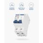 DC Miniature Circuit Breaker, 2 Pole 1000V 50 Amp Isolator for Solar PV System, Thermal Magnetic Trip, DIN Rail Mount, Chtaixi DC Disconnect Switch C50