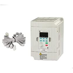 LAPOND Single Phase CNC Vector Control VFD Drive VFD Inverter Professional Variable Frequency Drive 1.5KW 2HP 220V 7A with VFD Panel