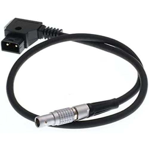 HangTon Power Cable for Tilta Nucleus-M Motor P-tap D-tap 0B 7 Pin 45CM for V-Plate Mount Battery