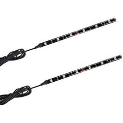 Kingshowstar 2PCS 8inch 6LED Multi-Color Flexible Strip Accent Lights 5050 SMD Flex RGB for Motorcycle, ATV, Car