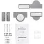 Empava Ducted Under Cabinet Range Hood with Push Button Controls Sealed Aluminum Motor 3 Speeds Fans Baffle Filters and LED Lights in Stainless Steel 500CFM, 30 Inch