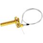 Throttle Grip Motorcycle 22mm CNC Aluminum Quick Twister with Throttle Cable CRF50 70 110 IRBIS 125 250 Dirt Bike Motorcycle Accessories