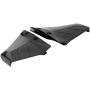 Fydun Hydrofoil, Pair Small Hydrofoil Boat Motor Stabiliser Enigne Components for 4‑50HP Outboard with Bolt Nut