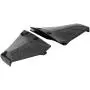 aqxreight Outboard Hydrofoil, 1 Pair of Small Hydrofoil Boat Motor Stabiliser Enigne Components for 4-50HP Outboard with Bolt Nut