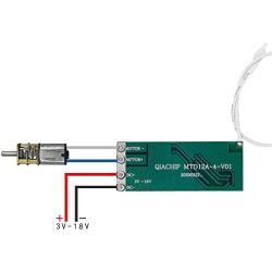 12V DC Motor Drive Forwards and Reverse Controller Module Switch, DC 3V~18V 433Mhz RF Wireless Remote Electric Push Rod Motor Controller for Rolling Door, Electric Curtains/Locks, Water Pump
