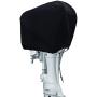 Outboard Motor Cover 600D Water Resistant Oxford Fabric, Boat Motor Cover Universal Size, Motor Hood Cover Fits 100-225HP Black