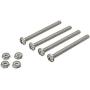 MotorGuide 8M4000873 Trolling Motor Mounting Kit — for Bow-Mount Brackets — Set of 4 Screws, Washers, Rubber Washers & Nuts