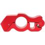 Modengzhe Mototcycle Handlebar Anti-Theft Lock Aluminum Safety Grip Brake Additional Lock for Motorbikes Scooters ATVs Dirt Bikes (Red)