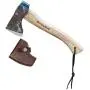 Couteau de hachage Berry&Bird, 12,5cm - Hache de camping avec fourreau en cuir - Petits ciseaux de bois pour couper et préparer le bois - Acier au carbone forgé - Outil de maçonnerie/camping extérieur Couteau de hachage Berry&Bird, 12,5cm - Hache de camping avec fourreau en cuir - Petits ciseaux de bois pour couper et préparer le bois - Acier au carbone forgé - Outil de maçonnerie/camping extérieur