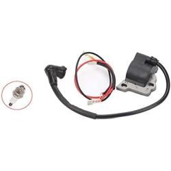 PARTSRUN Ignition Coil Module + Spark Plug for Honda Trimmer GX31 GX22 30500-ZM3-003 Engine Motor Blower,ZF038-XHHS