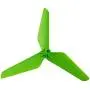 Upgraded Spare Parts Motor Main Blade Propellers Three-Blade Propellers for Syma X5SW X5HW X55 RC Mini Quadcopter Toy (Green-Red)