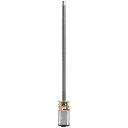 DC 6/12V N20 Metal Speed Reduction Motor Micro Electric Motor With Long Output Shaft M4 x 100mm(12V 600RPM)
