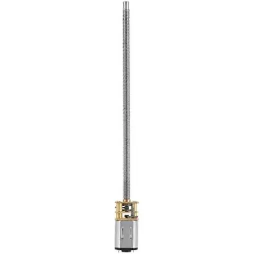 DC 6/12V N20 Metal Speed Reduction Motor Micro Electric Motor With Long Output Shaft M4 x 100mm(12V 600RPM)