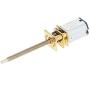 Jutagoss N20 Speed Reduction Gear Motor with M3x34mm Lead Screw Thread Shaft DC 3V 300RPM for DIY Mobile Robot,Smart Cars Project 1Pcs